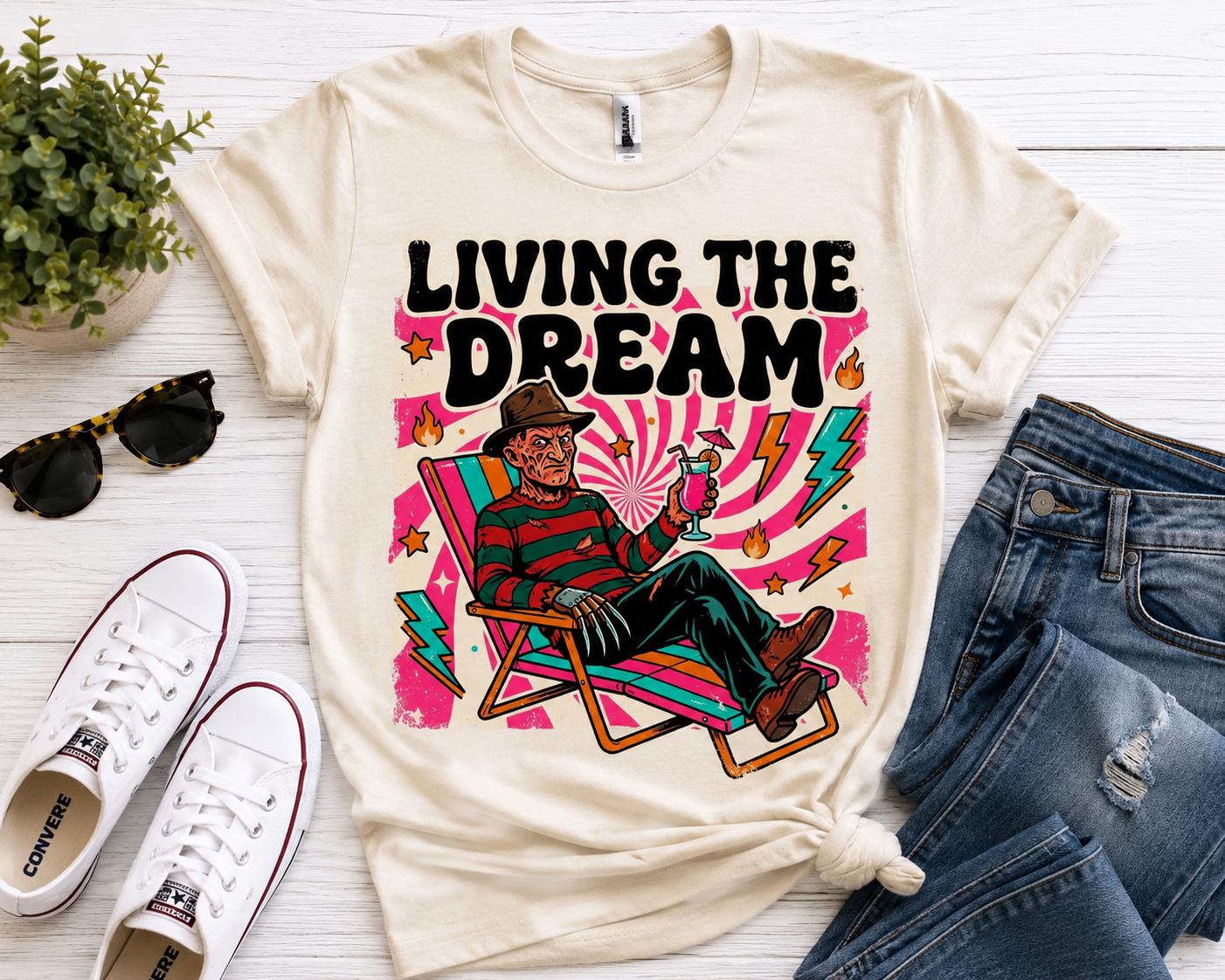 Freddy Krueger Horror PNG | Retro Vacation Shirt Design (Digital Download)