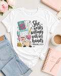 Christian Accountant PNG, Proverbs 31:13 Scripture Design (Digital Download)