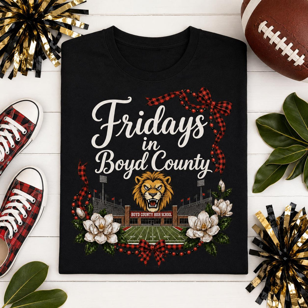 Boyd County Lions Football PNG, Game Day Spirit Sublimation (Digital Download)