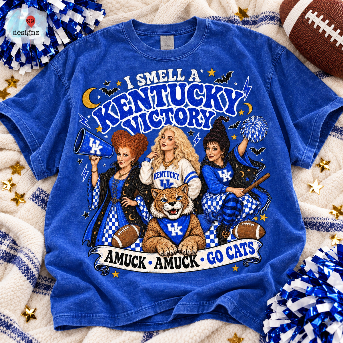 I Smell a Kentucky Victory PNG · Amuck Amuck Go Cats · Halloween Football Sublimation Design