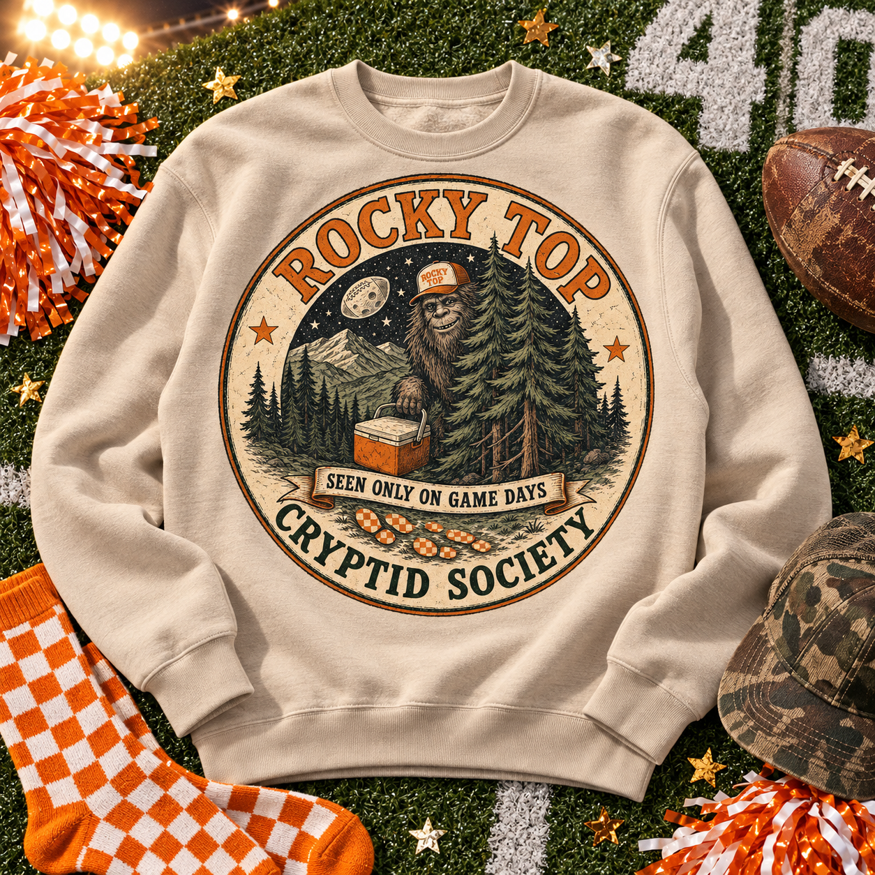 Cryptic Rocky Top PNG | Tennessee Vols Sublimation & DTG Digital Download