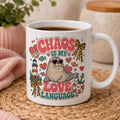 Chaos Love Language Seal PNG, Retro Coastal Humor Graphic (Digital Download)