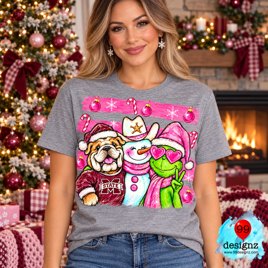 Mississippi Grinch Christmas Design | Digital Download