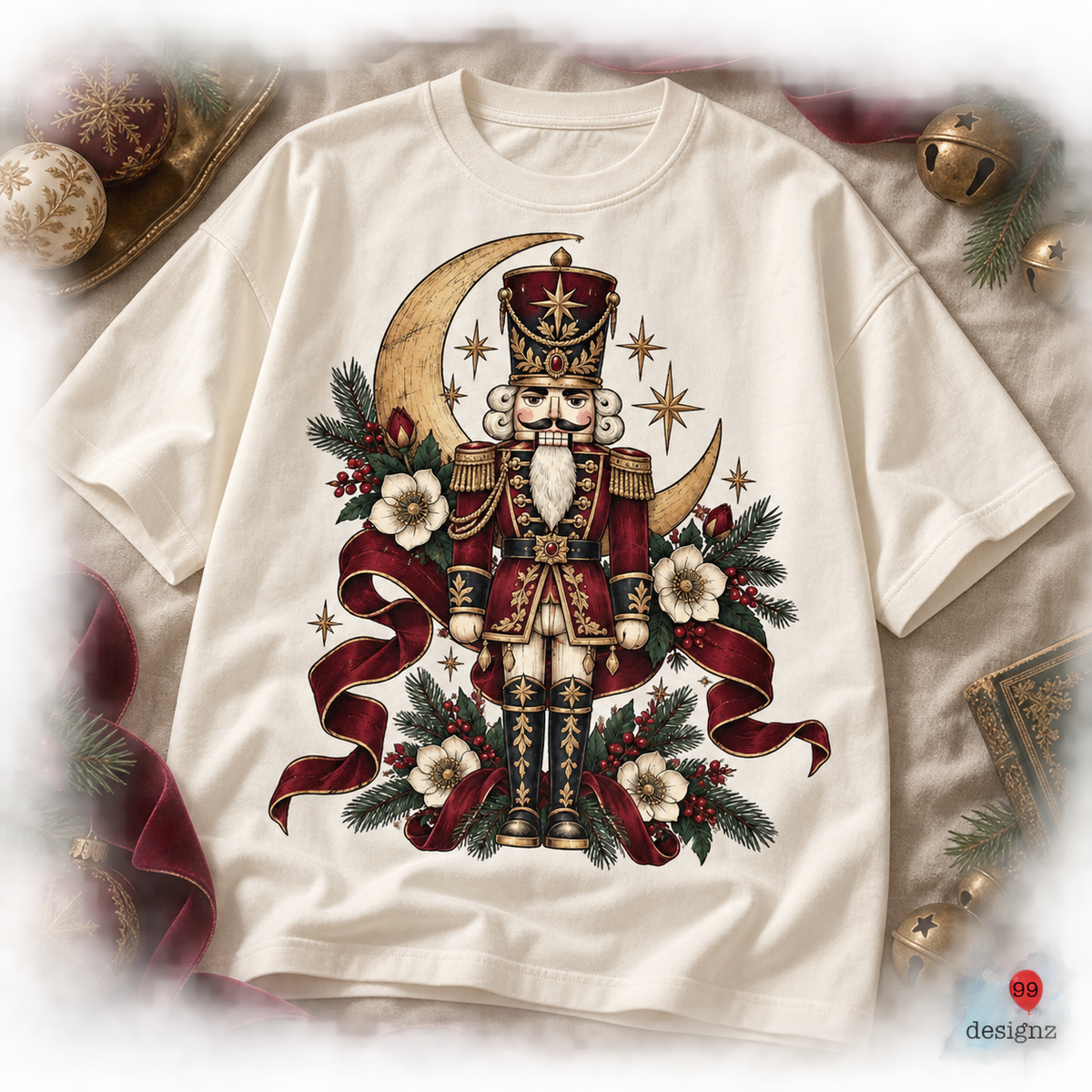 Moody Nutcracker Christmas PNG Digital Download | Holiday Design