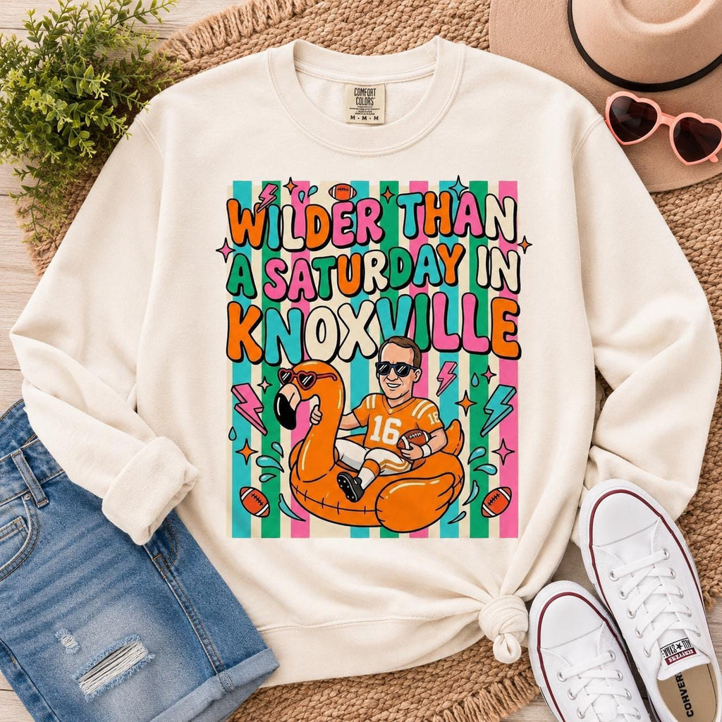 Wilder Than Saturday Knoxville Football PNG, Game Day Sublimation Design (Digital Download)