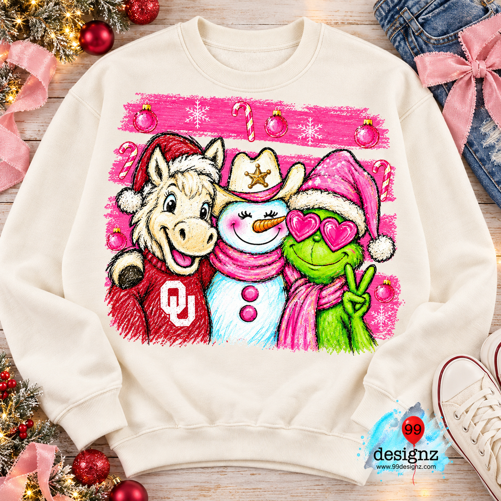 OU Grinch Christmas Digital Design | Digital Download