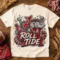 Roll Tide PNG Design | Alabama Crimson Tide Sublimation & DTG Digital Download