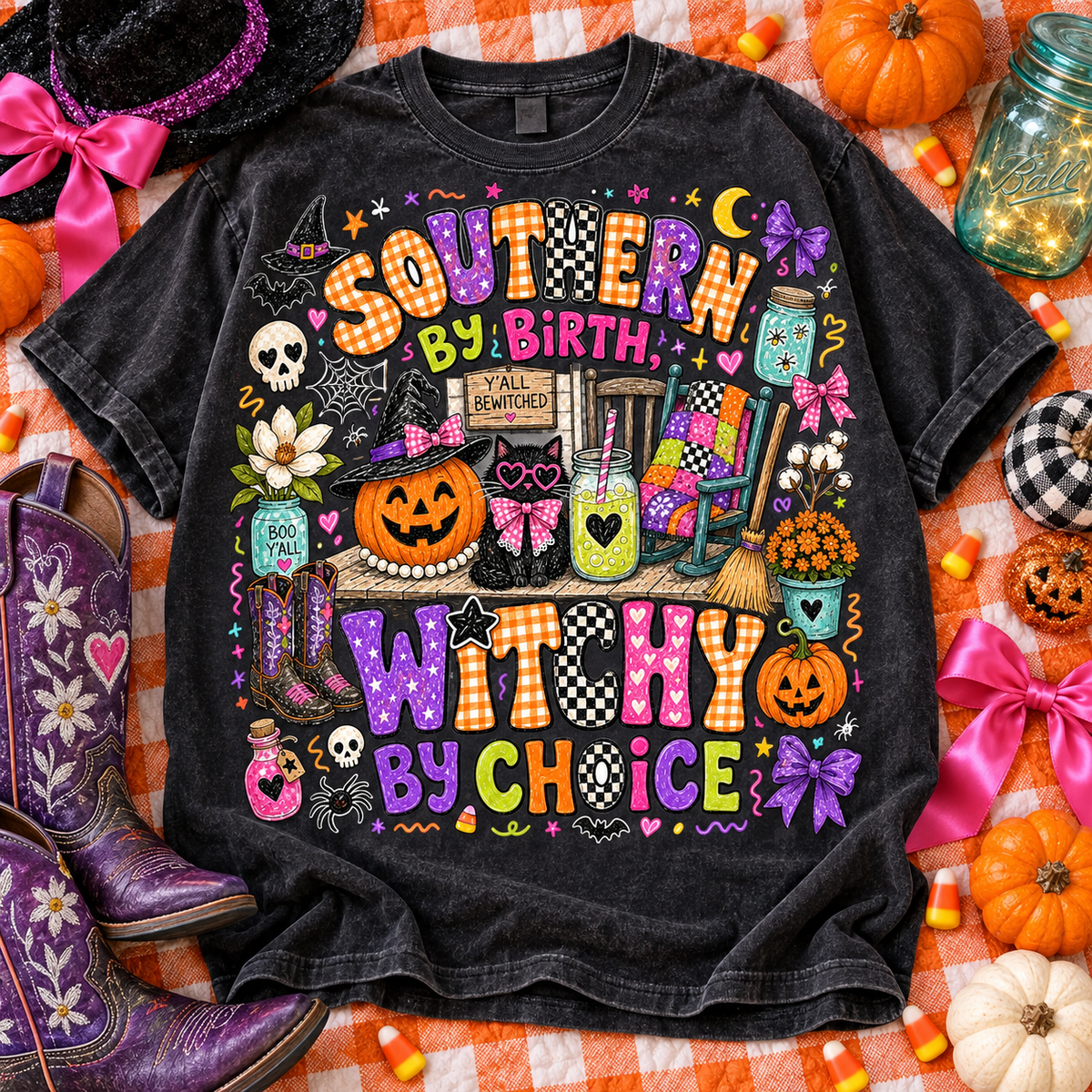 Witchy by Choice – Digital Download PNG