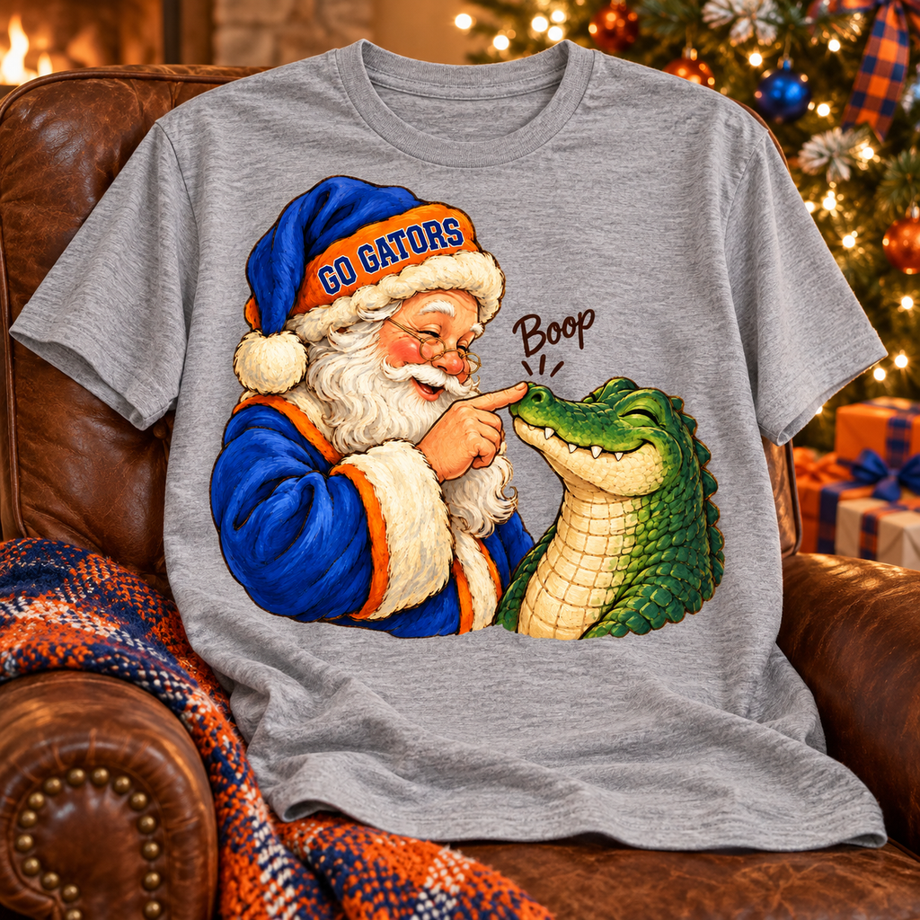 Florida Gators Santa Boop PNG | Go Gators Christmas Sublimation Design