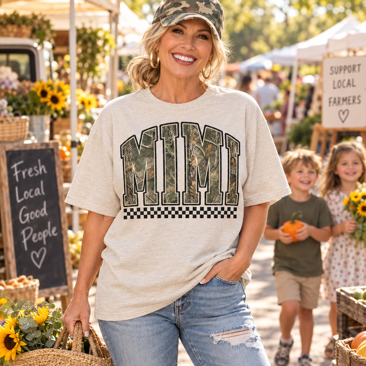 Mimi Arch PNG – Retro Grandma Sublimation Design