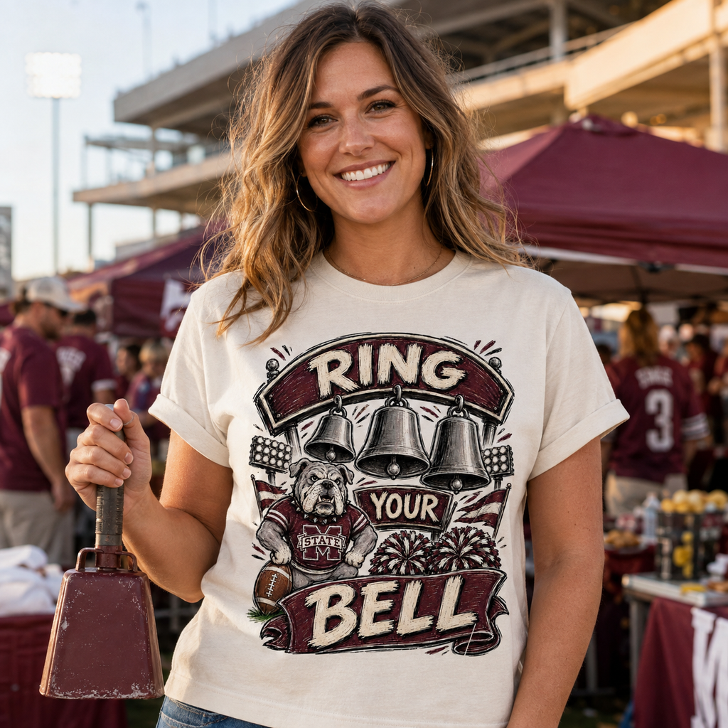 Ring Your Bell PNG Design | Sublimation & DTG Digital Download