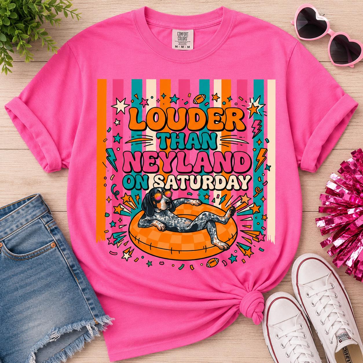 Louder Than Neyland PNG, Tennessee Football Dog Design, Game Day Sublimation (Digital Download)