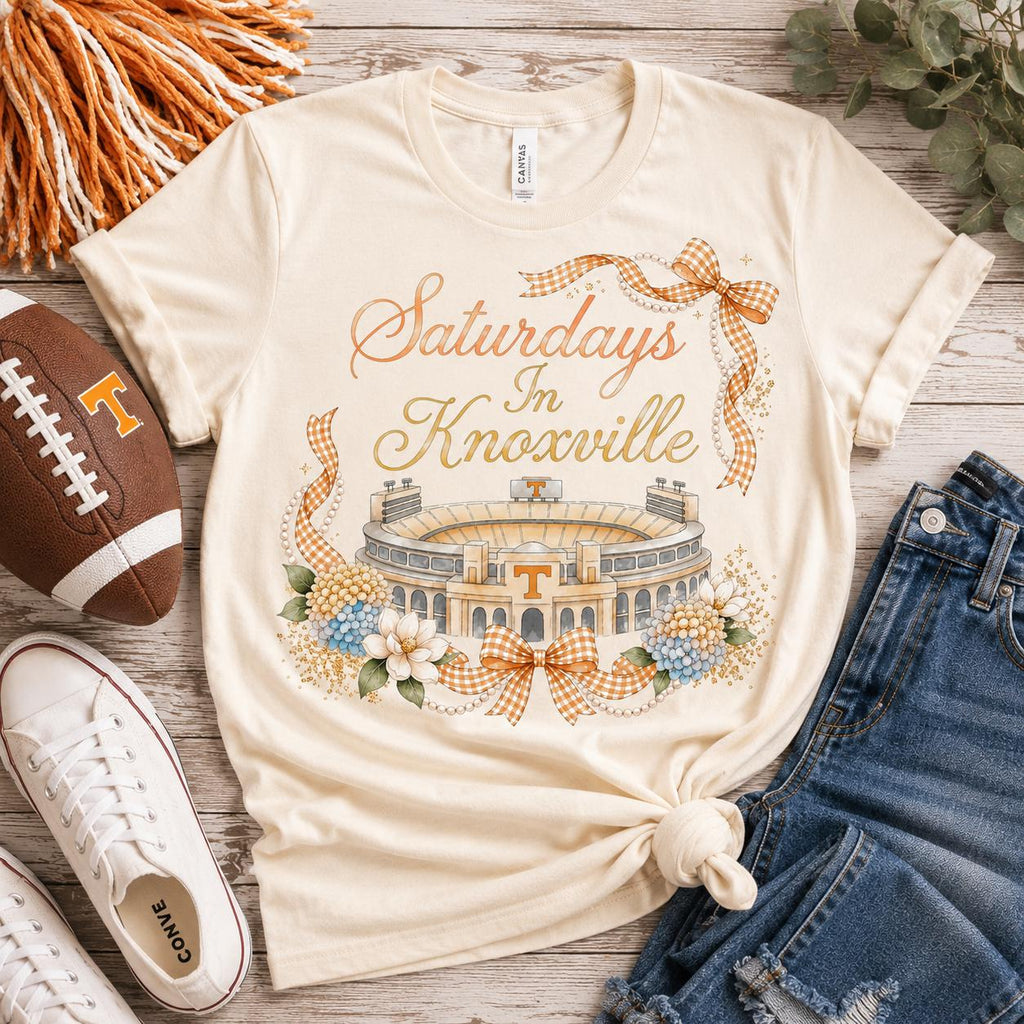 Saturdays in Knoxville PNG, Tennessee Vols Stadium, Coquette Bow (Digital Download)