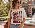 Noles Floral Florida PNG, Garnet Gold Football Graphic (Digital Download)