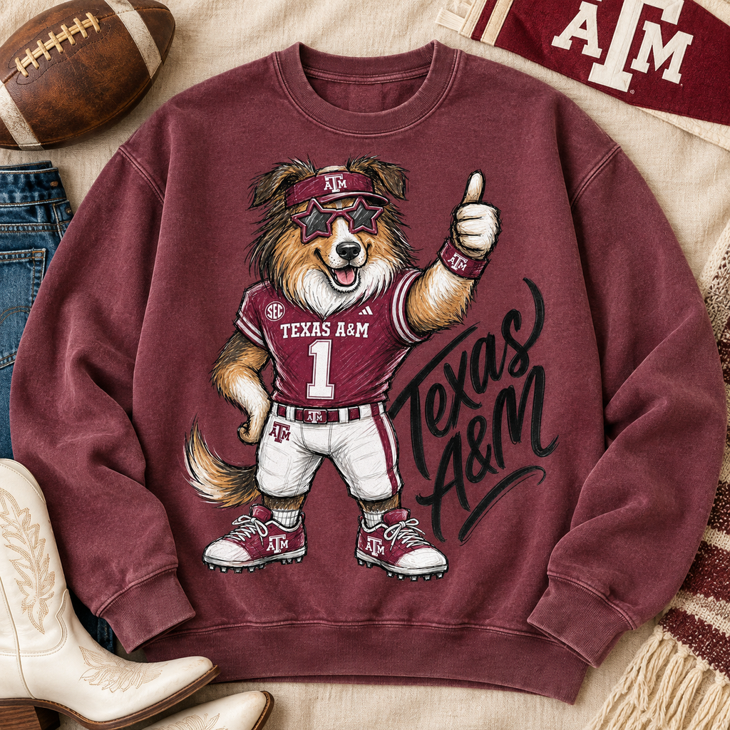 Texas A&M Mascot PNG Design