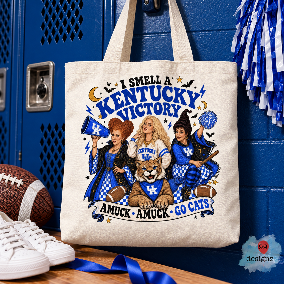I Smell a Kentucky Victory PNG · Amuck Amuck Go Cats · Halloween Football Sublimation Design