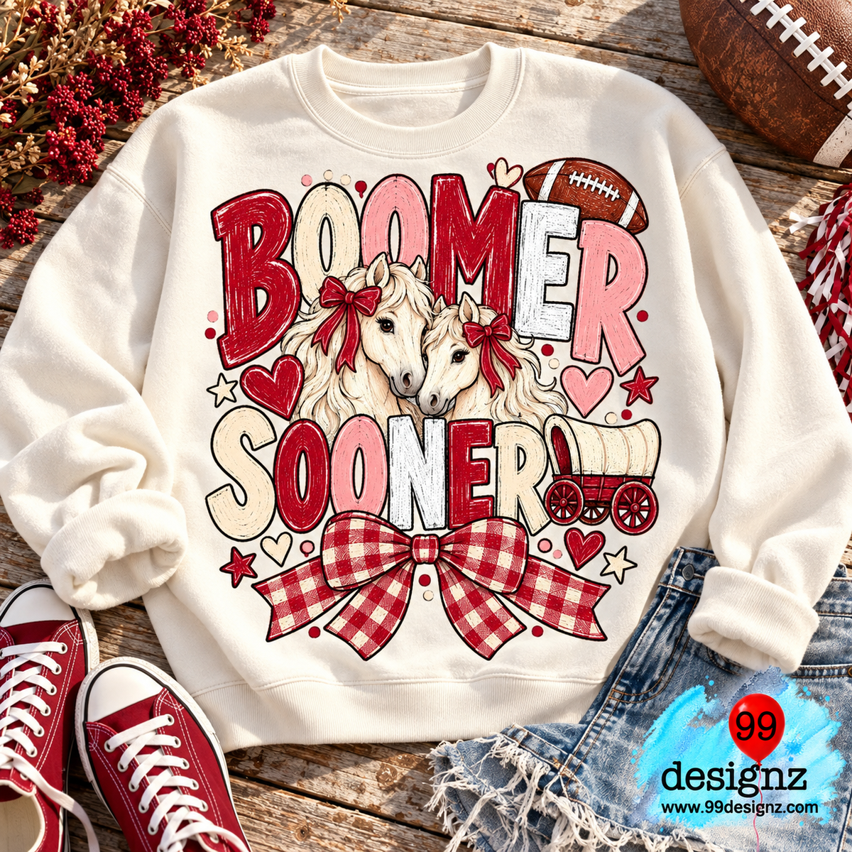 Boomer Sooner Oklahoma Game Day Digital Design | Digital Download