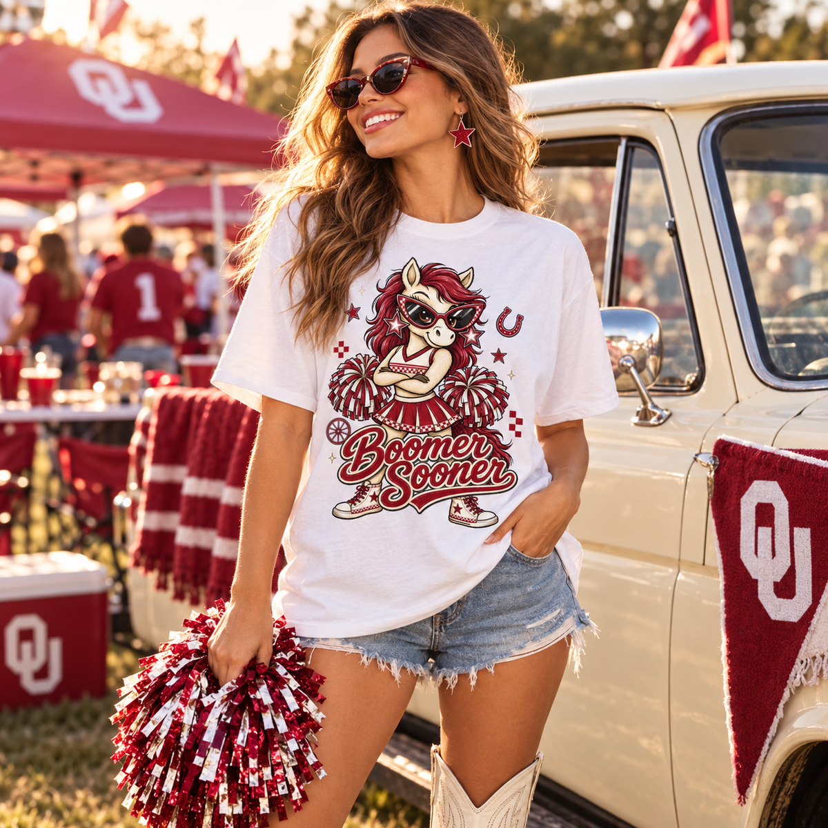 Boomer Sooner Mascot PNG | Oklahoma Sooners Game-Day Digital Download