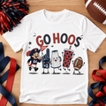 Go Hoos Football PNG – Navy and Red Game Day Design