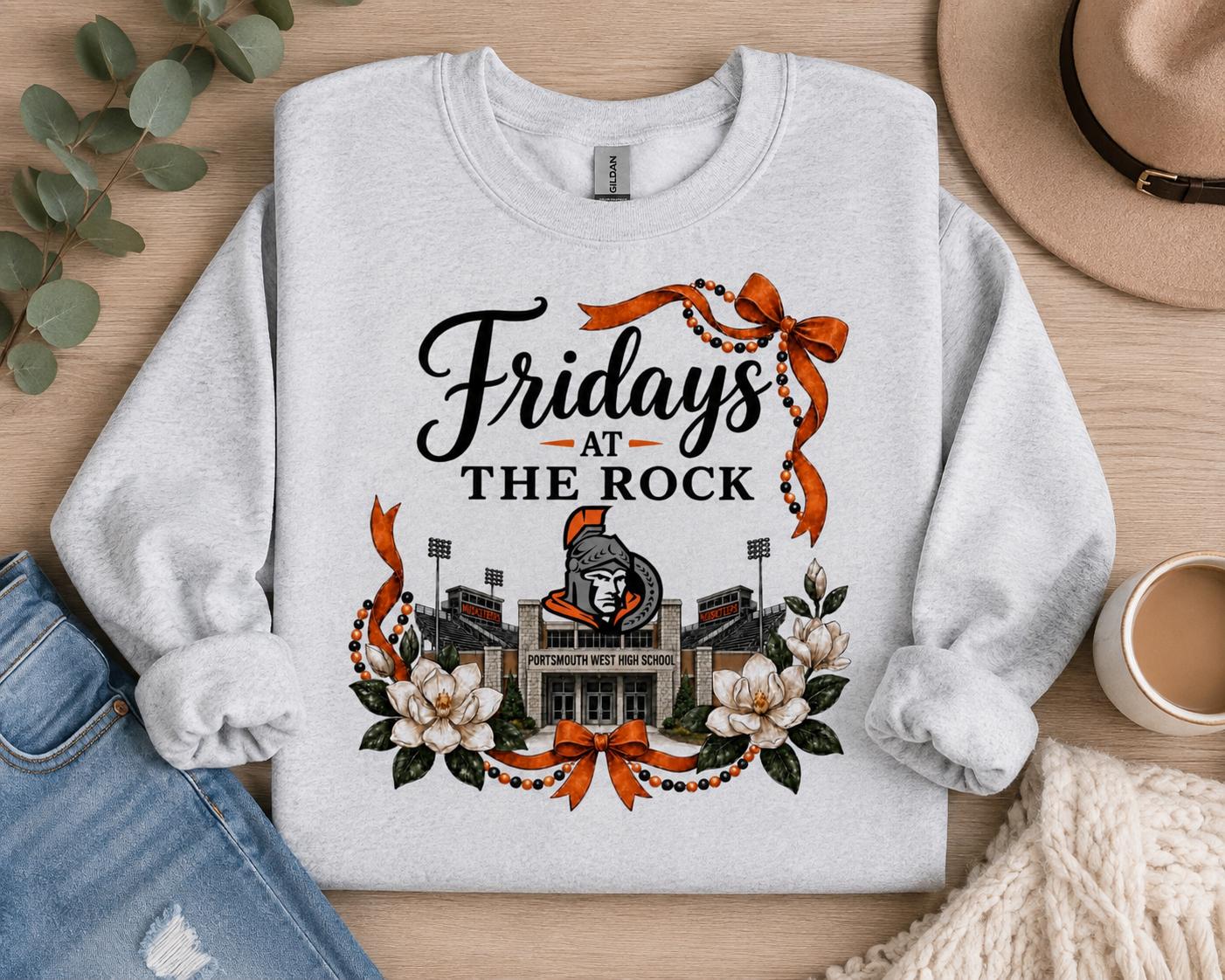 Fridays at The Rock PNG, Portsmouth West Musketeers Football Design (Digital Download)