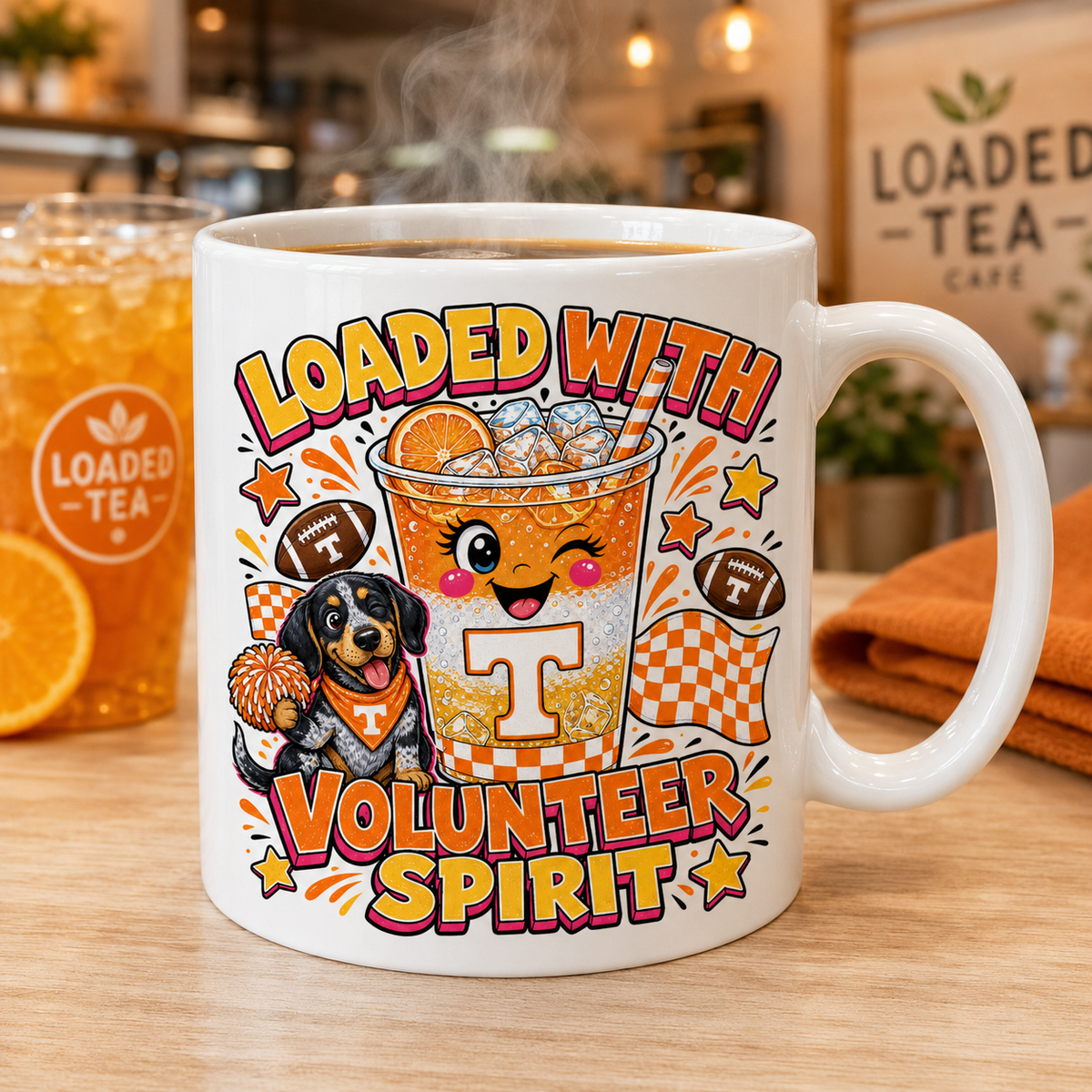 Loaded with TN Spirit PNG – Tennessee Game Day Sublimation Design
