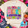 Merry and Overstimulated PNG | Funny Christmas Shirt Design