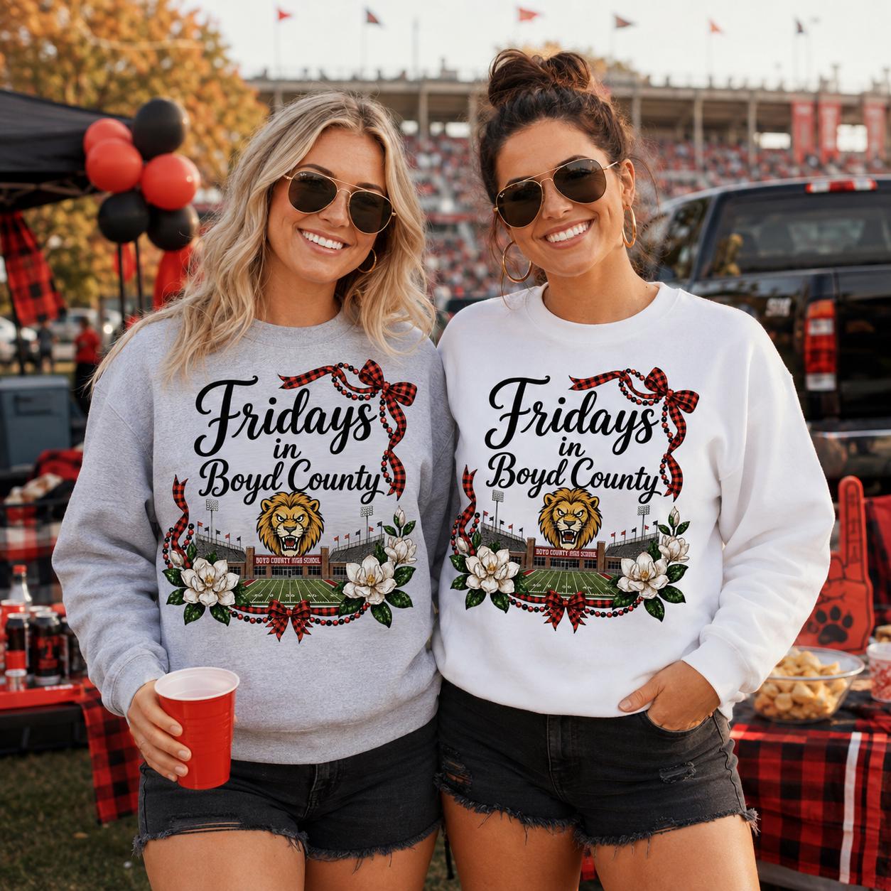 Boyd County Lions Football PNG, Game Day Spirit Sublimation (Digital Download)