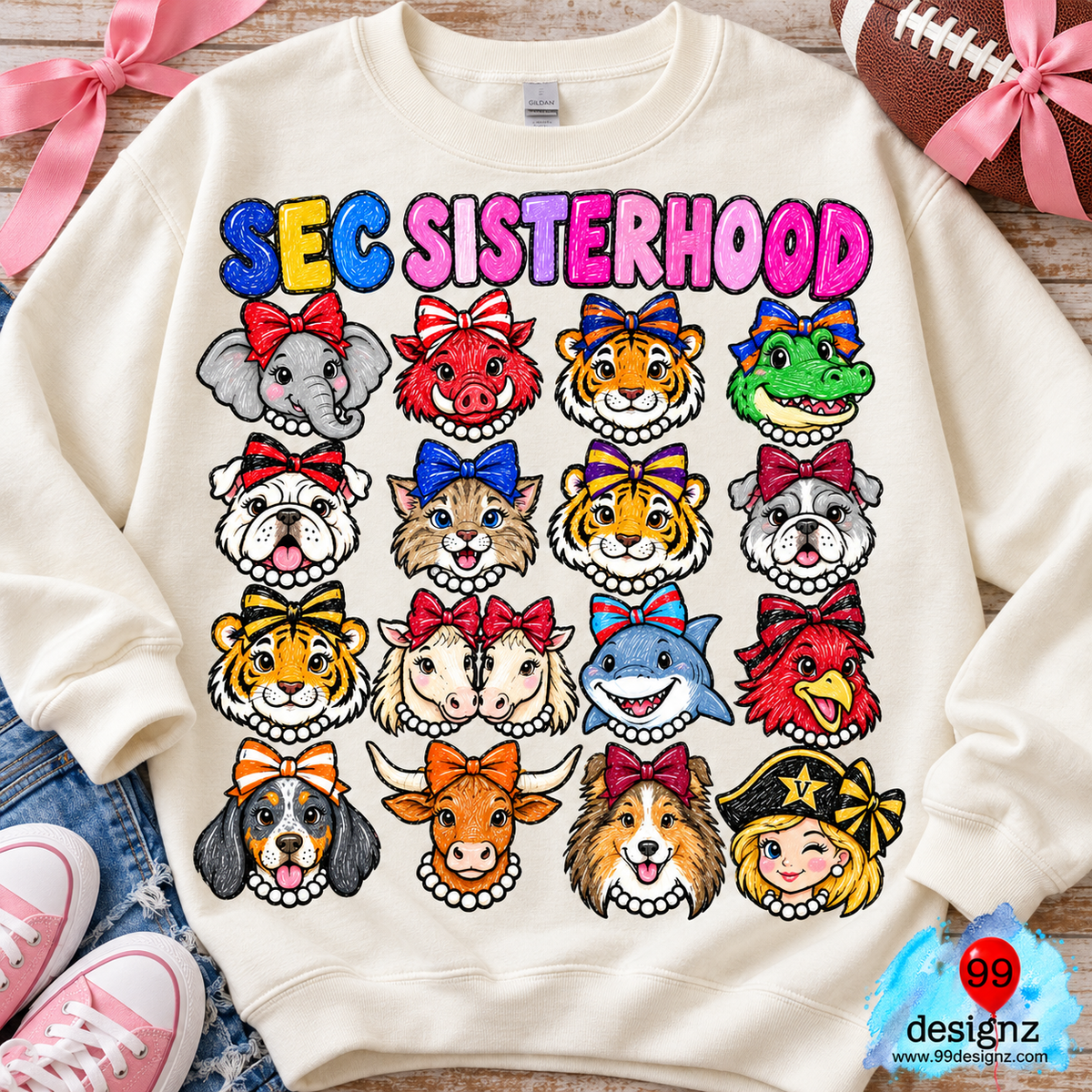 SEC Sisterhood Game Day Digital Design | Digital Download