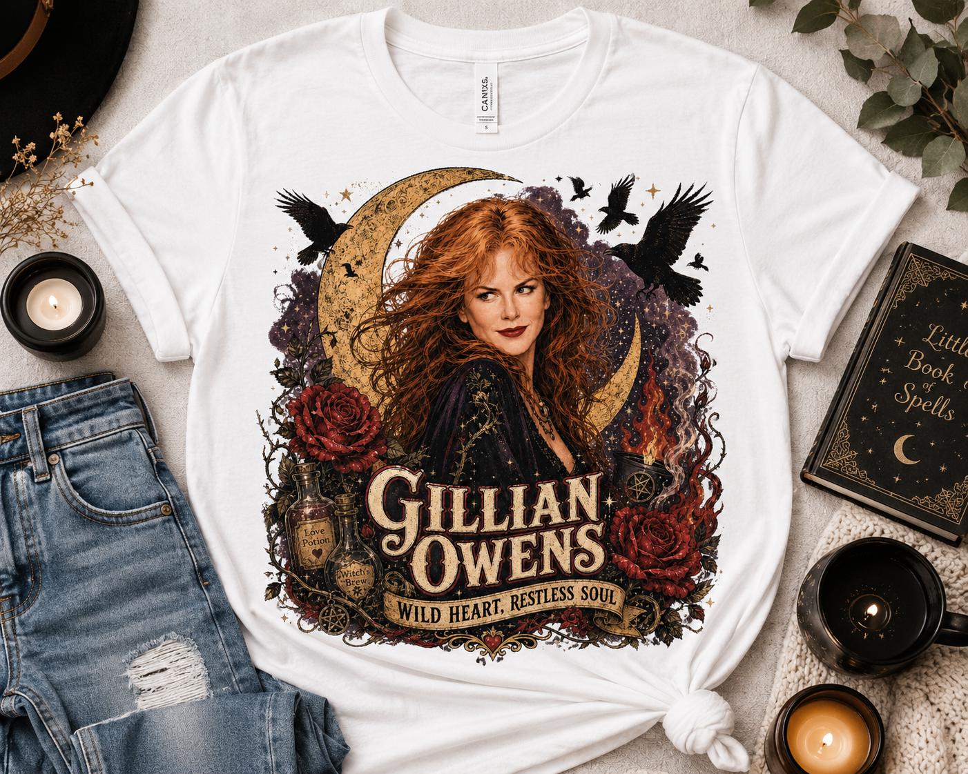 Gillian Owens Wild Heart Restless Soul T-Shirt, Practical Magic Witchy Tee