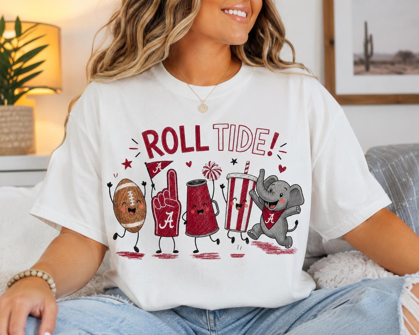 Roll Tide Mascot Squad PNG – Alabama Football Gameday Shirt Design (Digital Download)