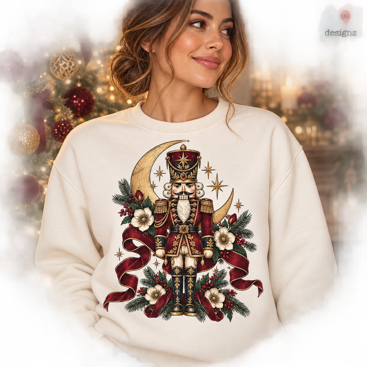 Moody Nutcracker Christmas PNG Digital Download | Holiday Design