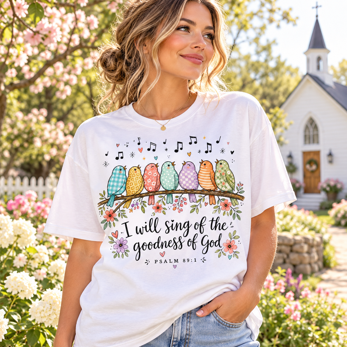 Sing of His Goodness Christmas PNG Digital Download | Faith Design