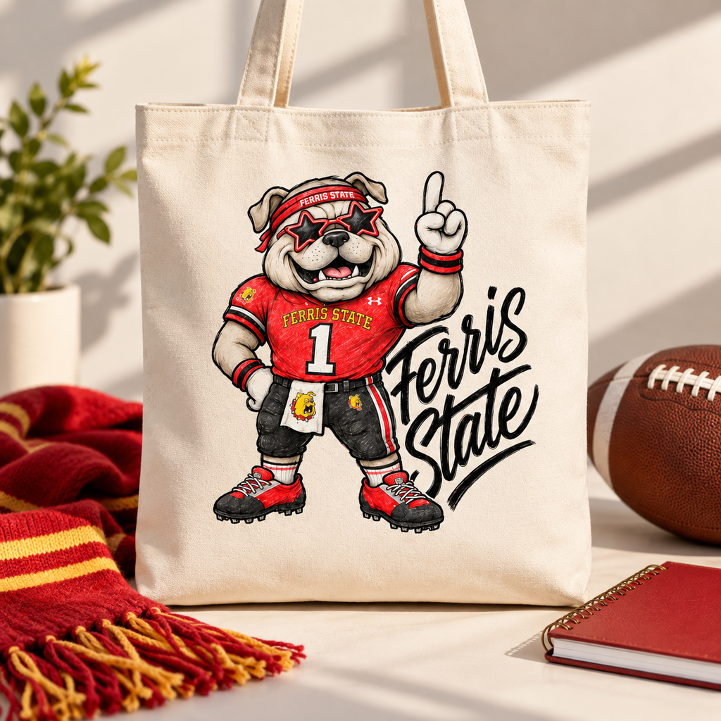 Ferris State Mascot PNG Design