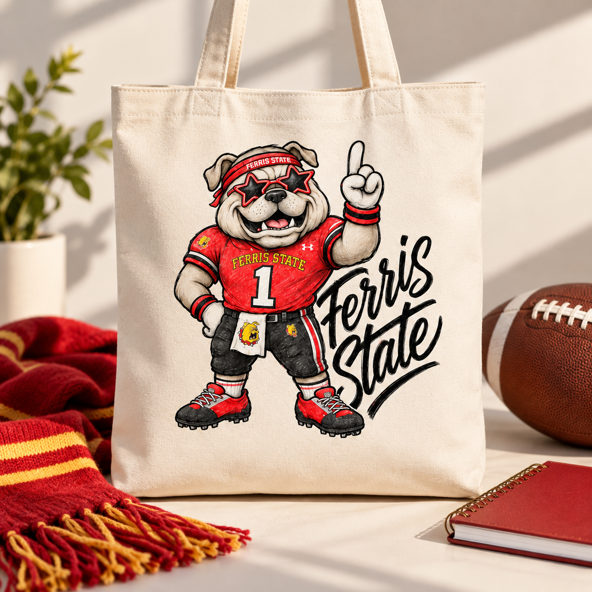 Ferris State Mascot PNG Design