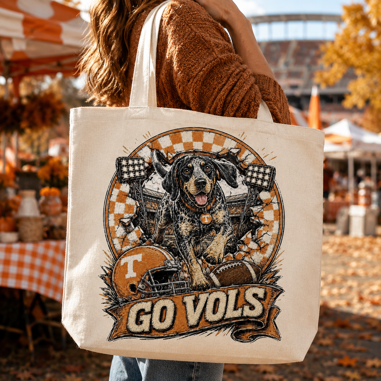 Go Vols Smokey PNG Design | Tennessee Volunteers Sublimation & DTG Digital Download