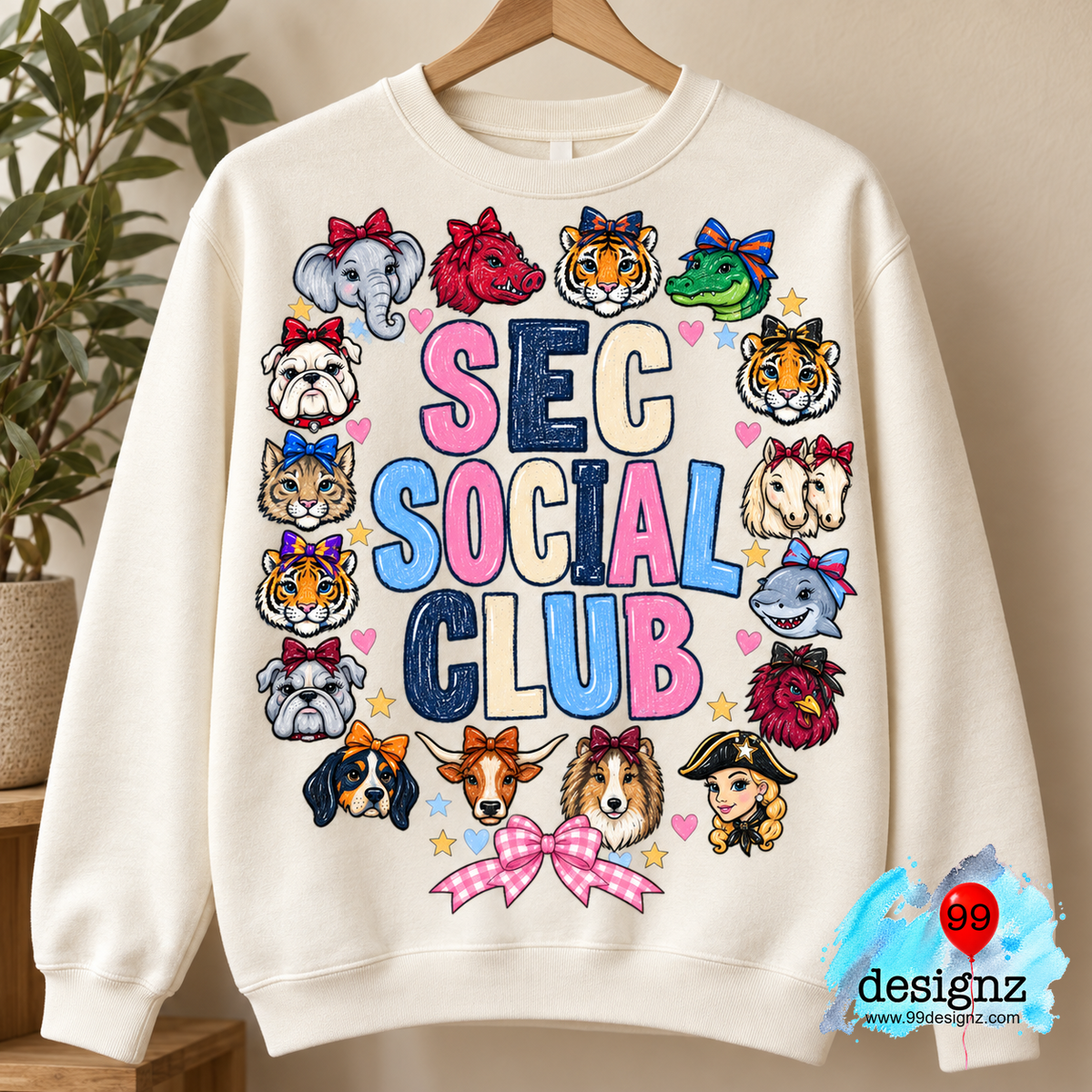 SEC Social Club Game Day Digital Design | Digital Download