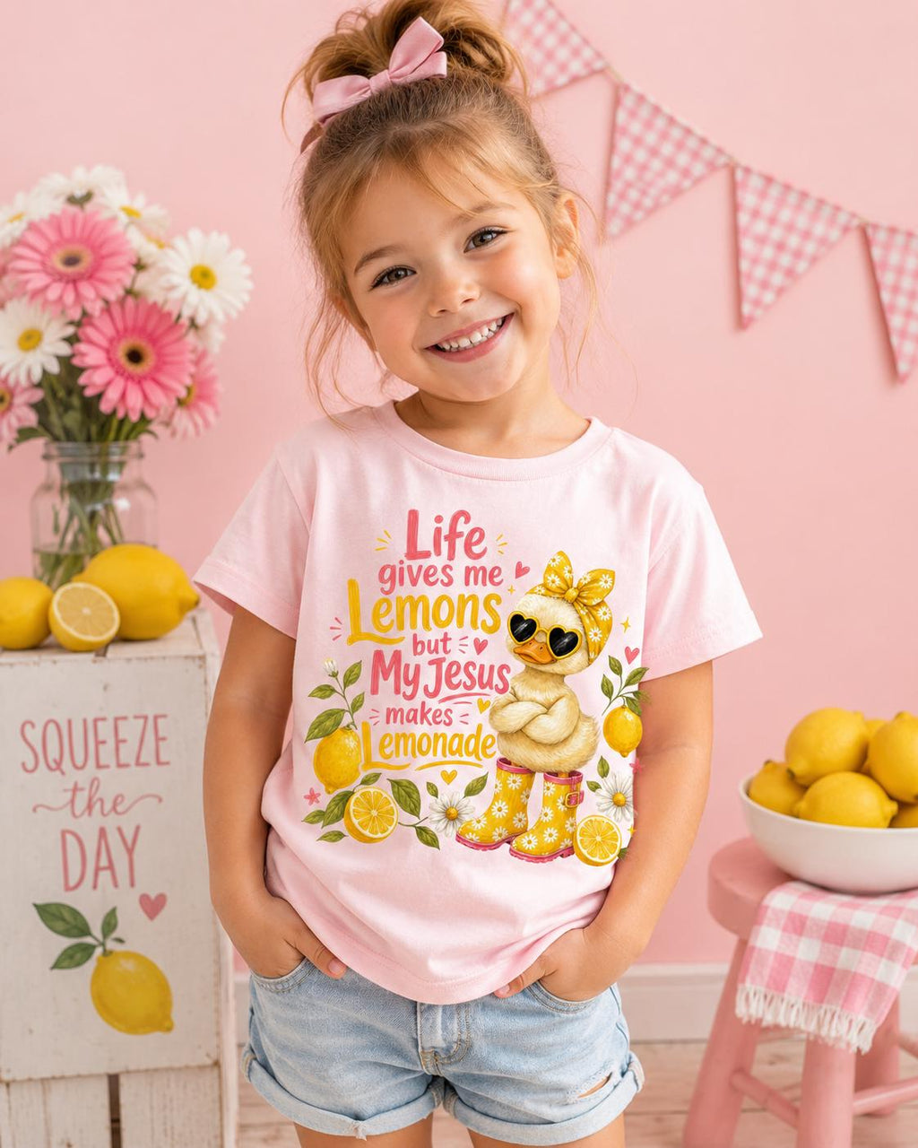 Christian Duck Lemonade PNG, Faith Summer Sublimation Design (Digital Download)
