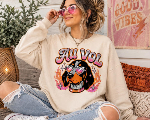 All Vol Dog PNG, Tennessee Football Game Day Shirt Design (Digital Download)