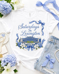 Saturdays in Lexington Sweatshirt, Kroger Field Game Day, Blue Gingham Floral Shirt