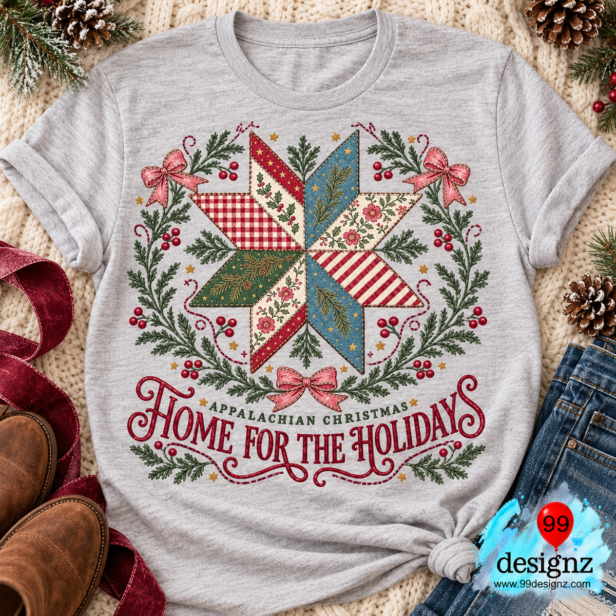 Home for the Holidays Digital Design | Holiday Download