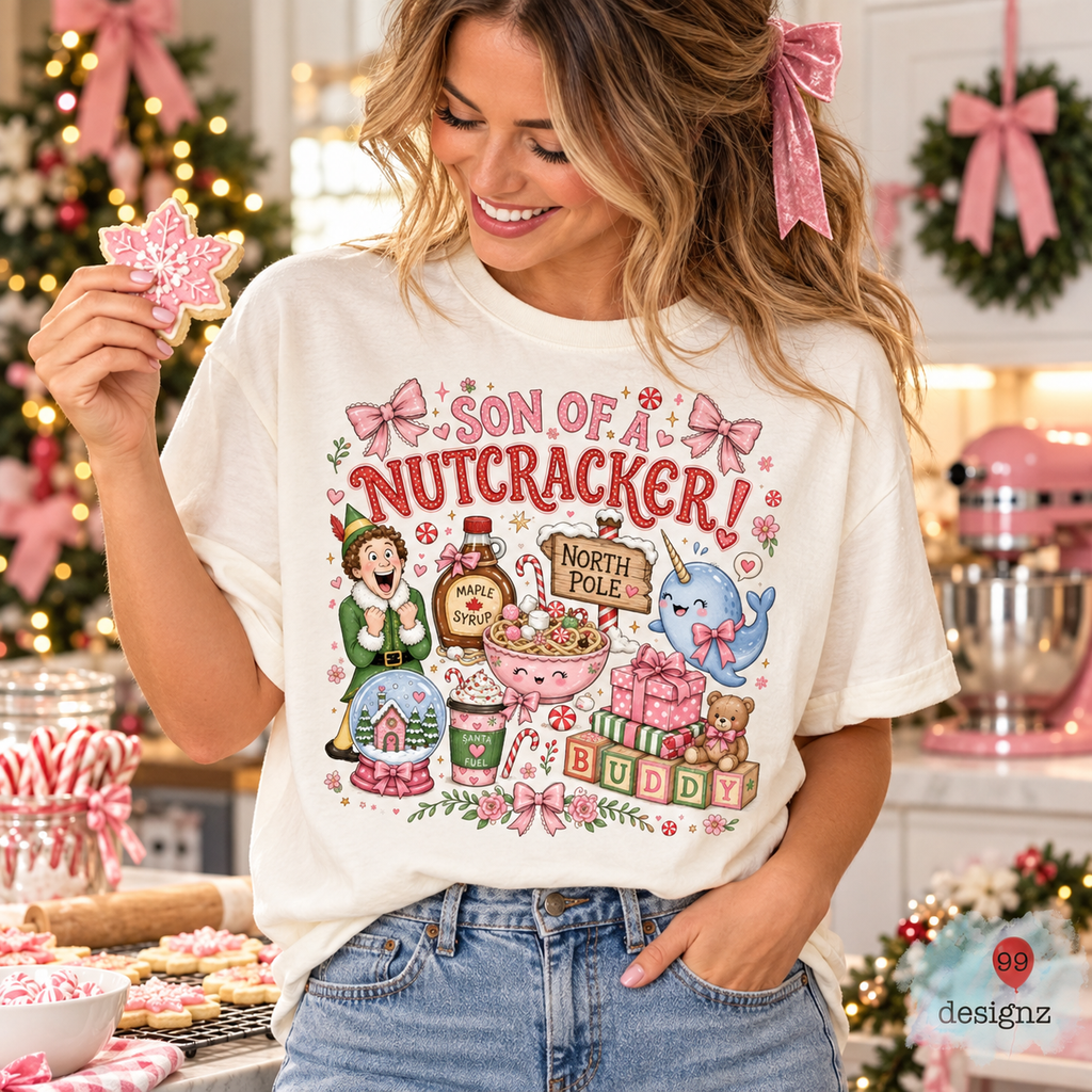 Son of a Nutcracker Christmas PNG Digital Download | Holiday Design