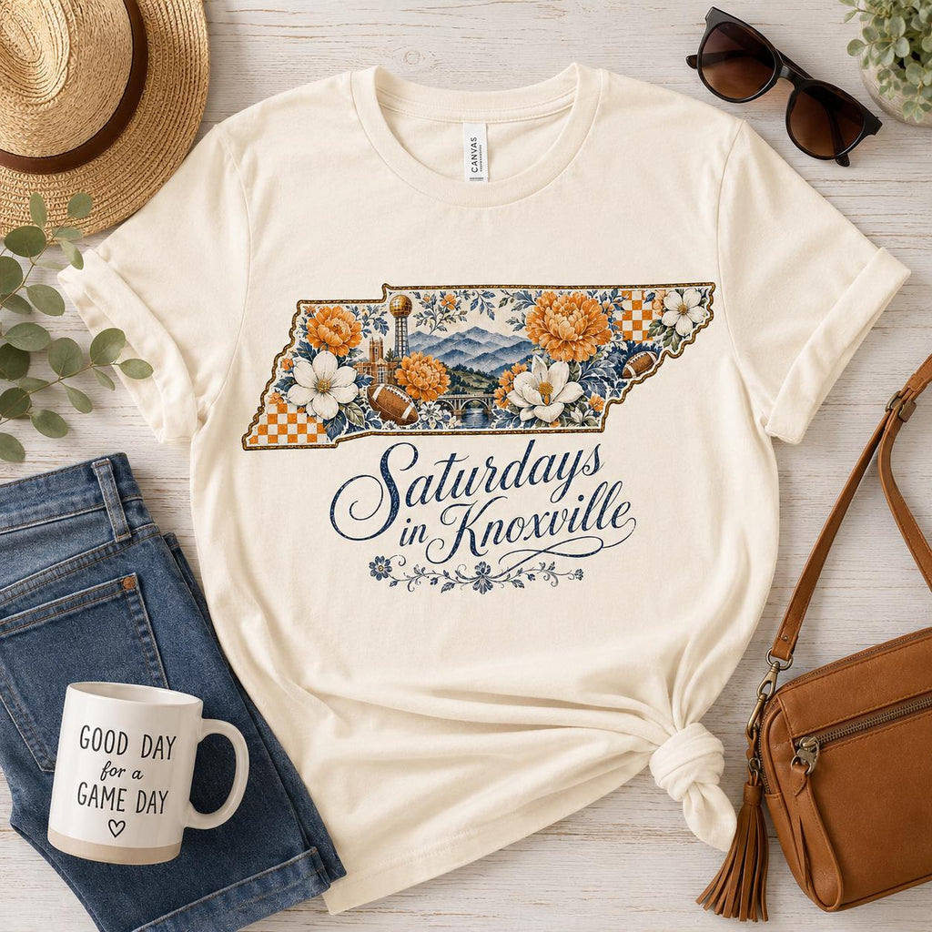 Tennessee Floral State PNG | Knoxville Game Day Digital Download