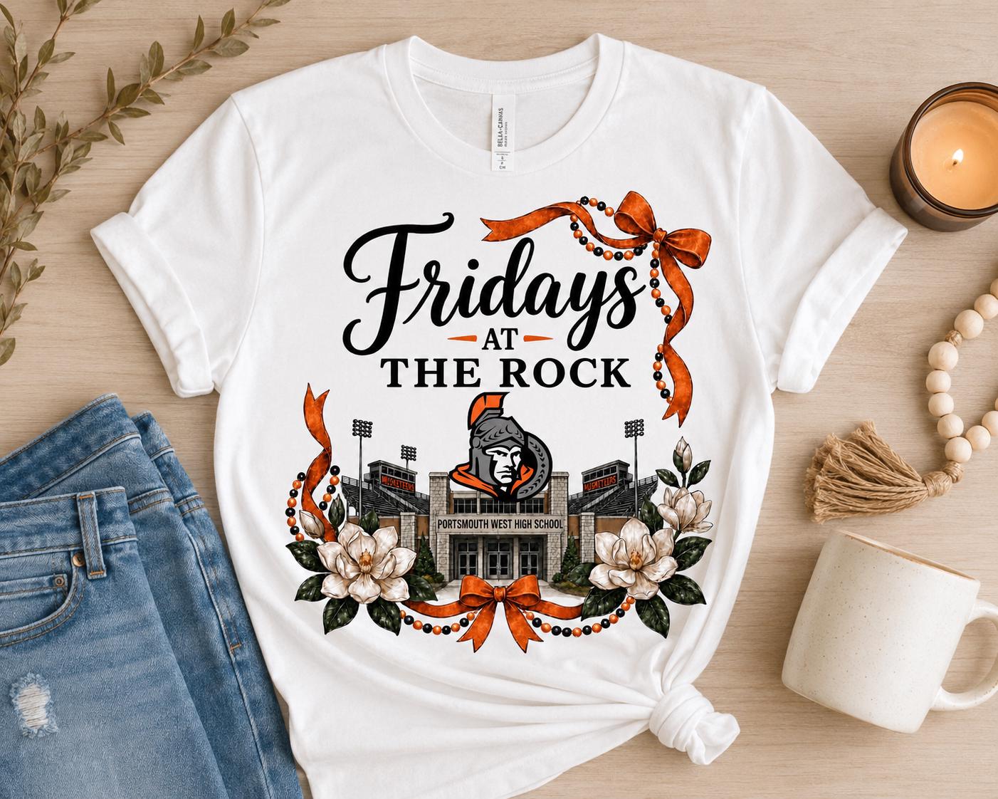 Fridays at The Rock PNG, Portsmouth West Musketeers Football Design (Digital Download)