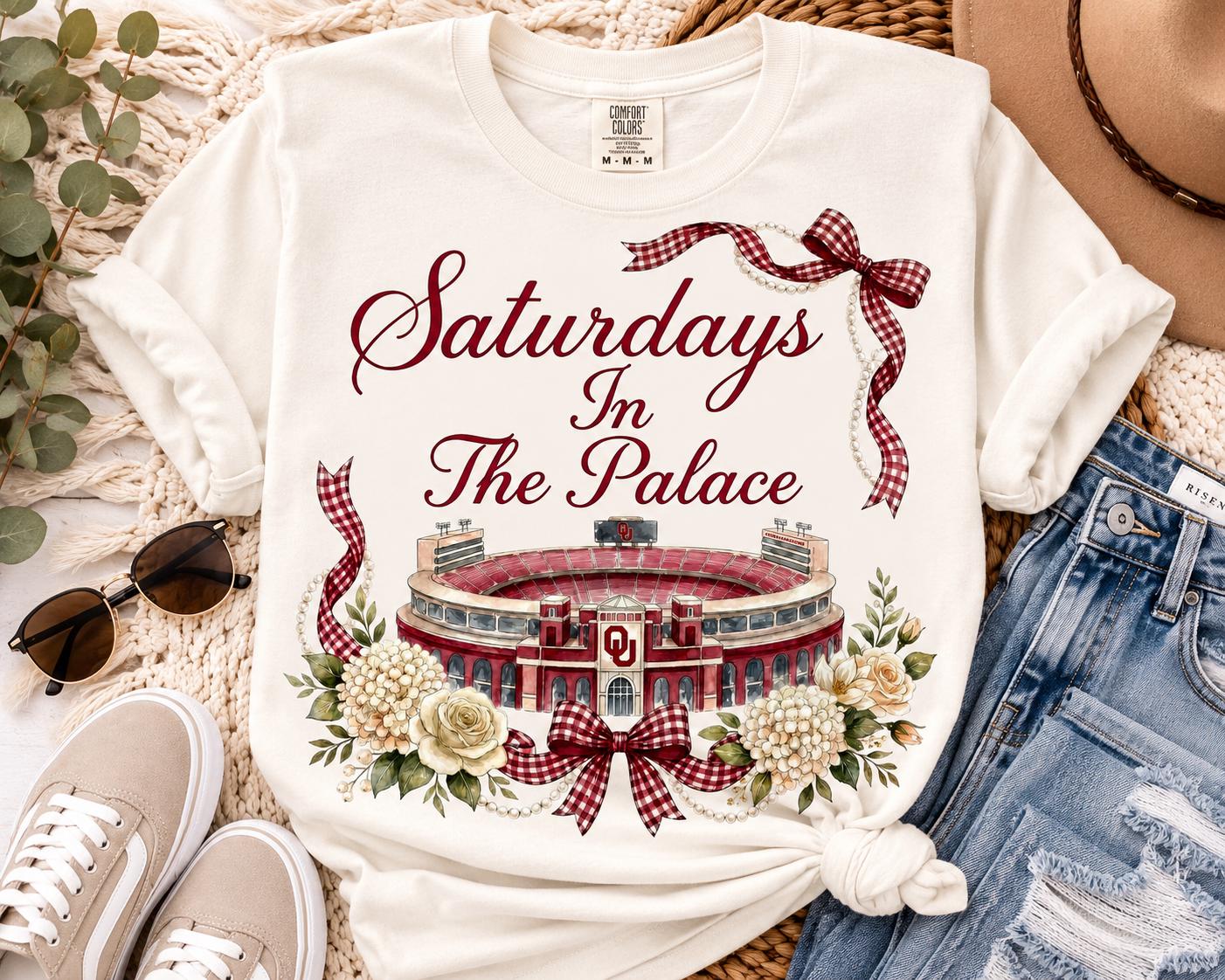 Oklahoma Sooners Stadium Floral PNG | Game Day Apparel Design (Digital Download)