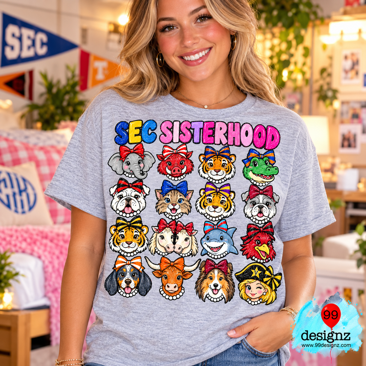 SEC Sisterhood Game Day Digital Design | Digital Download
