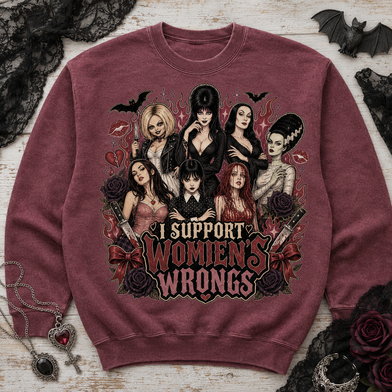 Women's Wrongs PNG Design | Sublimation & DTG Digital Download