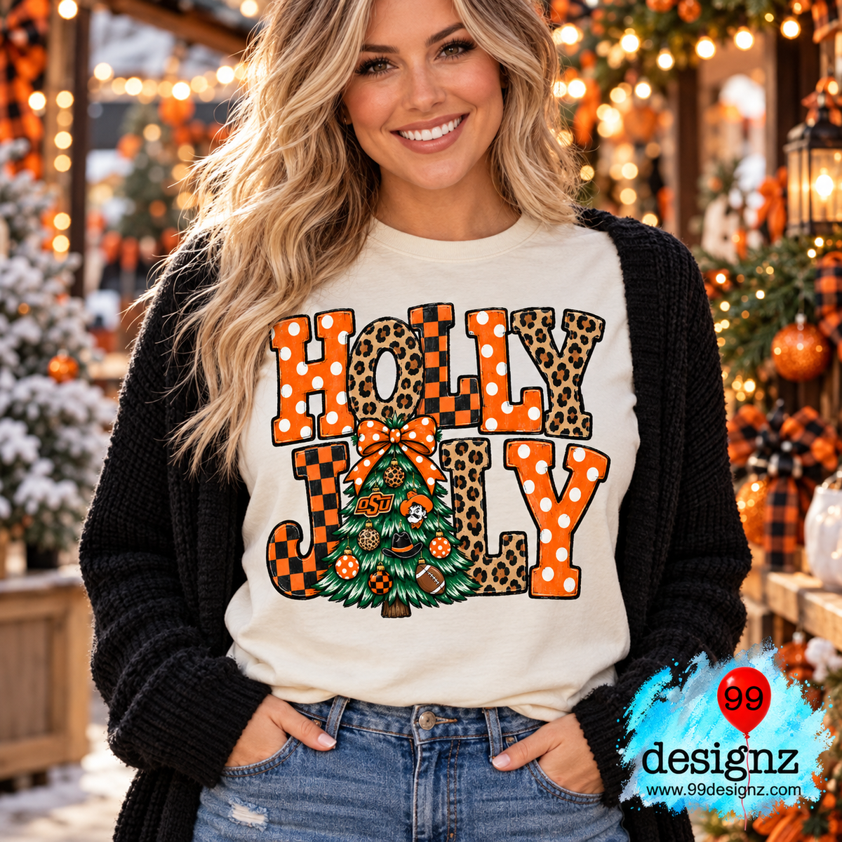 OSU Holly Jolly Christmas Digital Design | Digital Download