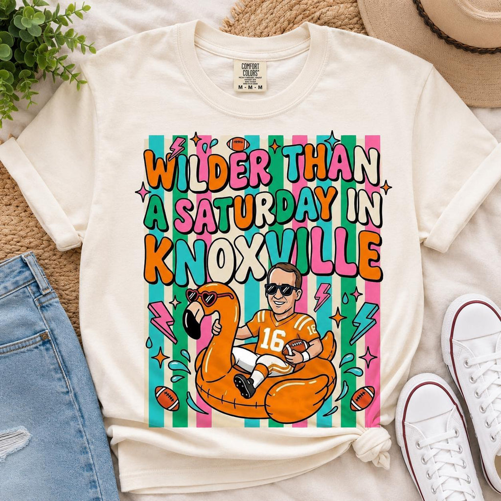 Wilder Than Saturday Knoxville Football PNG, Game Day Sublimation Design (Digital Download)
