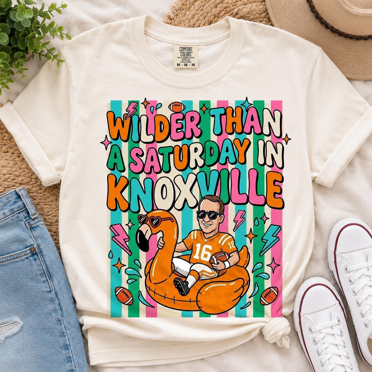 Wilder Than Saturday Knoxville Football PNG, Game Day Sublimation Design (Digital Download)