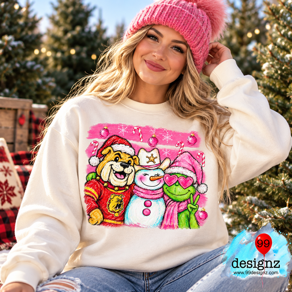 Ferris State Grinch Christmas Design | Digital Download